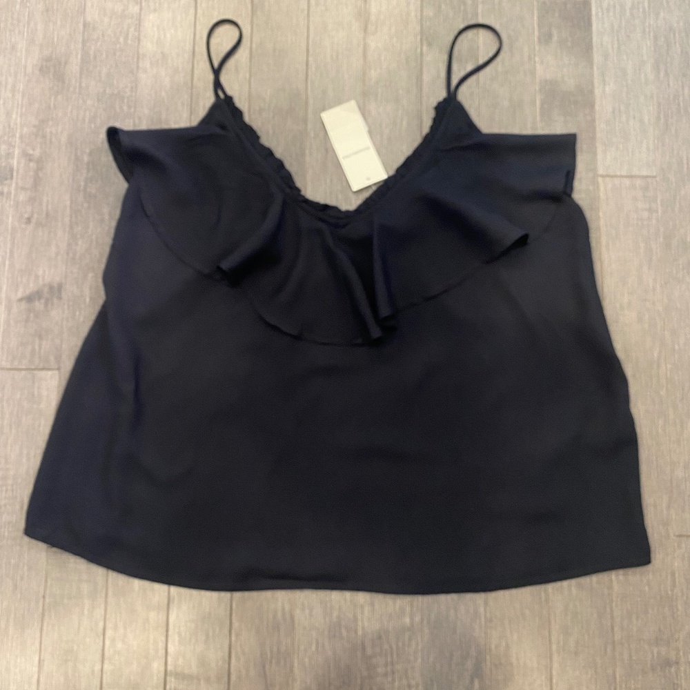 NWT Abercrombie & Fitch Ruffle Neck Camisole